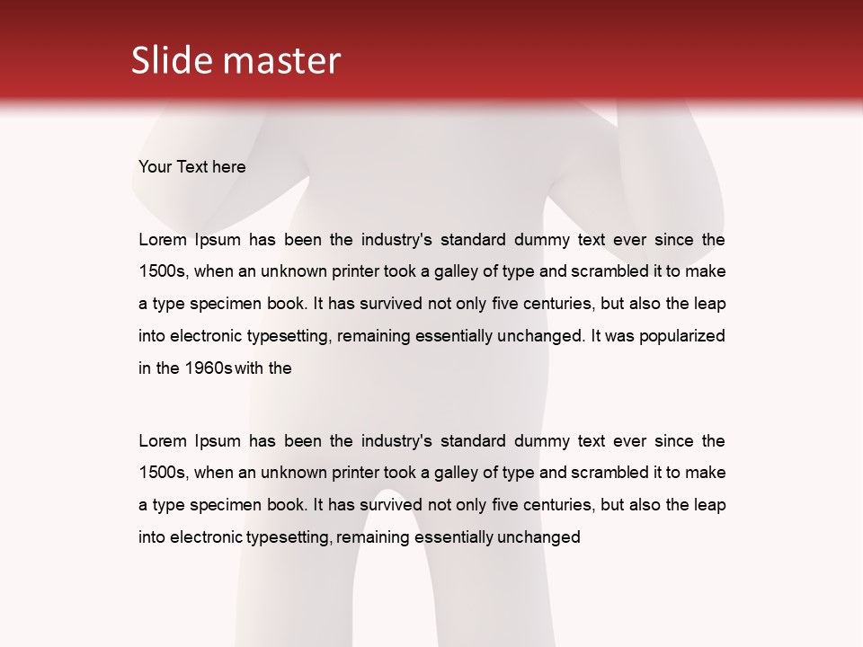 Little Depression Problem PowerPoint Template