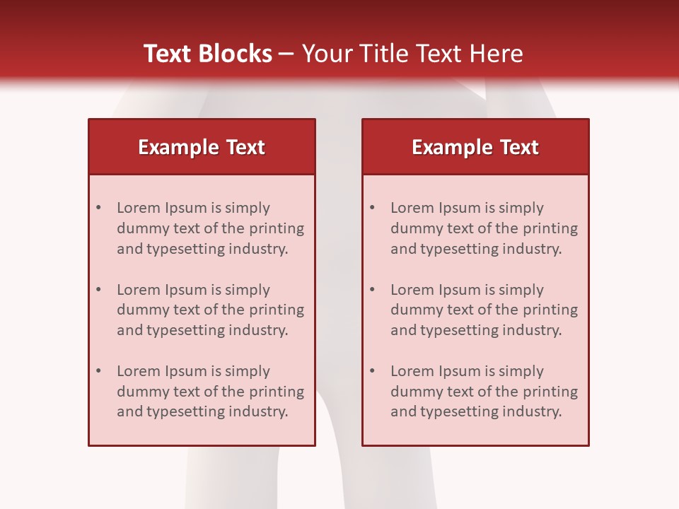 Little Depression Problem PowerPoint Template