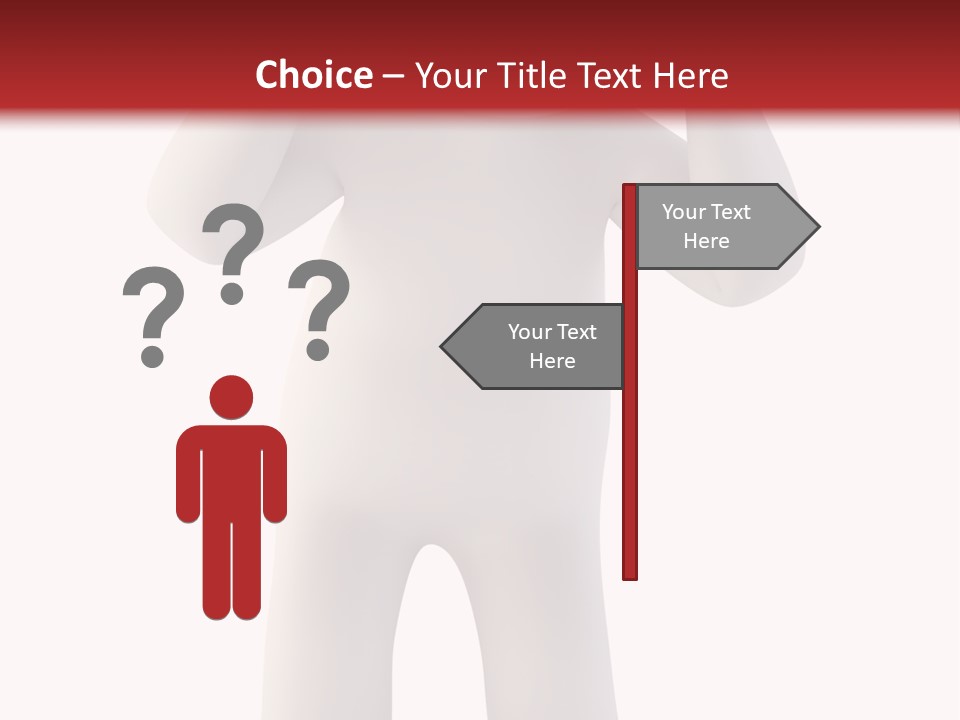 Little Depression Problem PowerPoint Template