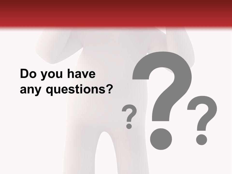 Little Depression Problem PowerPoint Template