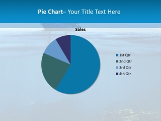 Sail Boat Pure Underwater PowerPoint Template