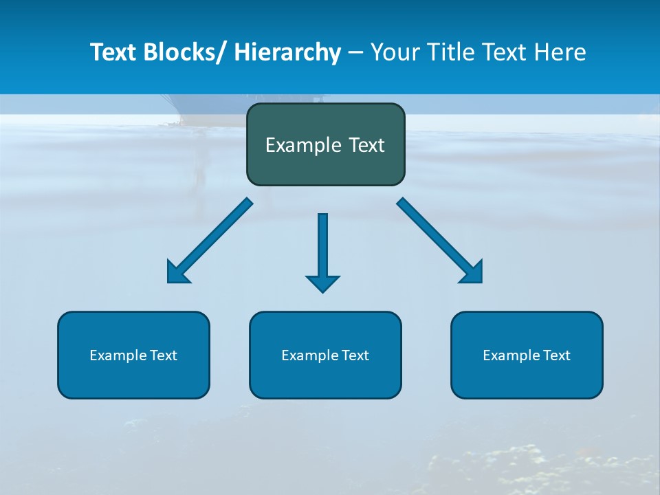 Sail Boat Pure Underwater PowerPoint Template