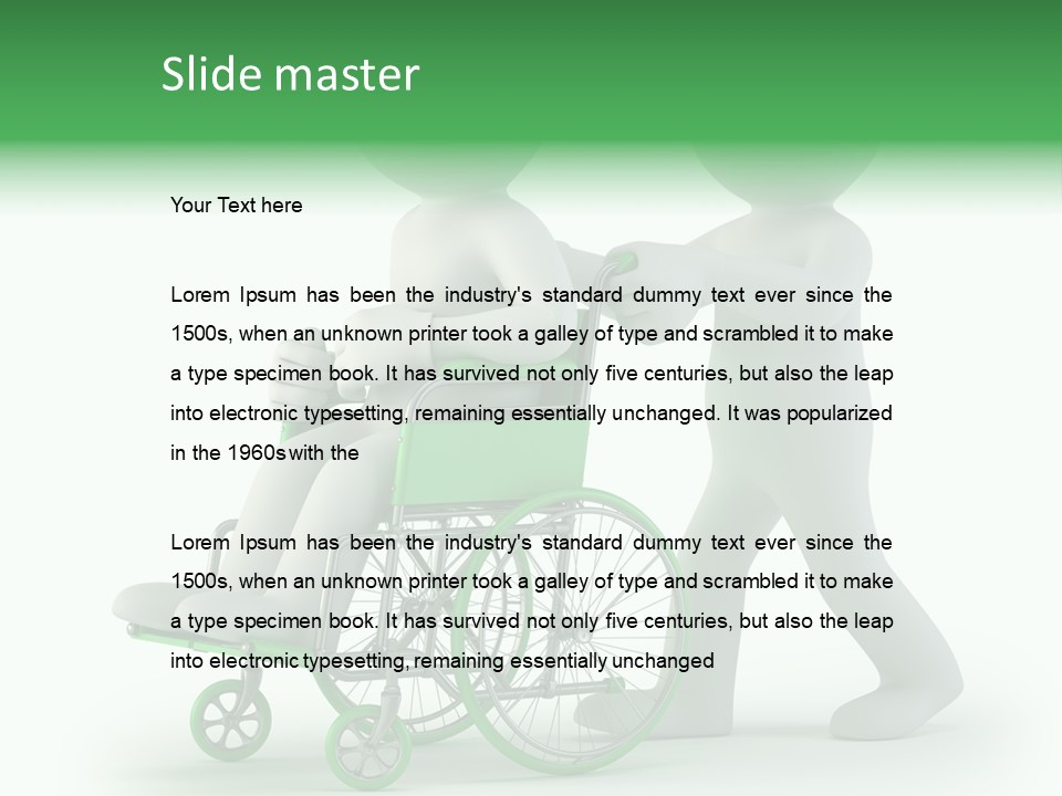 Health Icon Armchair PowerPoint Template