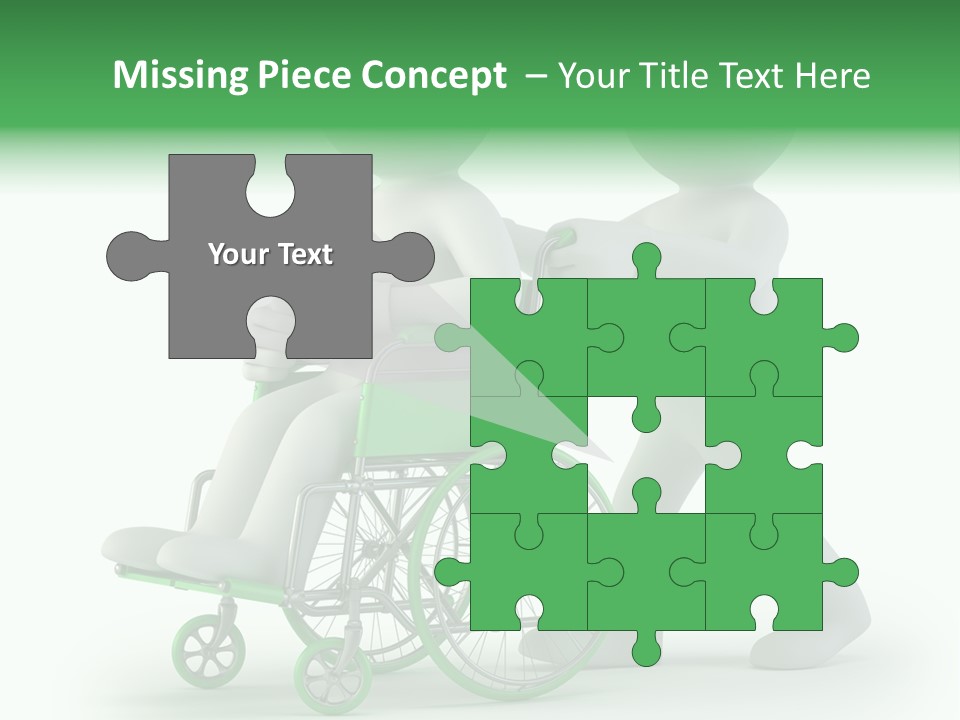 Health Icon Armchair PowerPoint Template