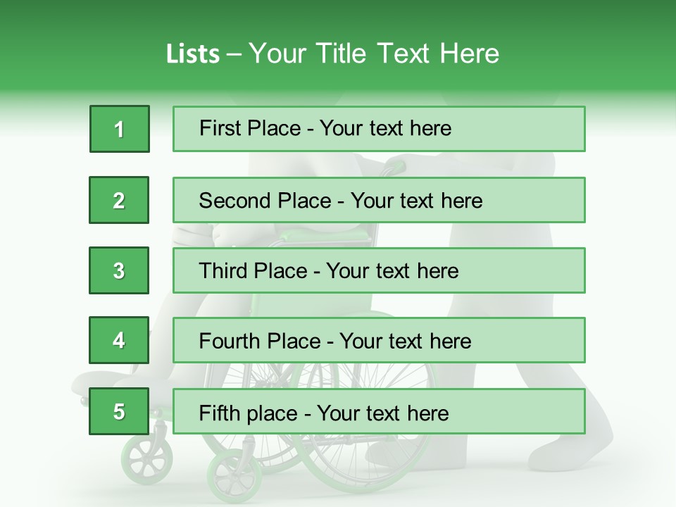 Health Icon Armchair PowerPoint Template