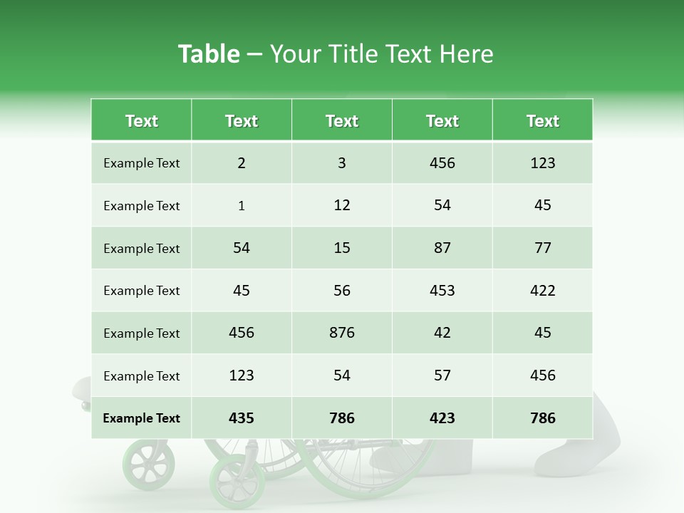 Health Icon Armchair PowerPoint Template