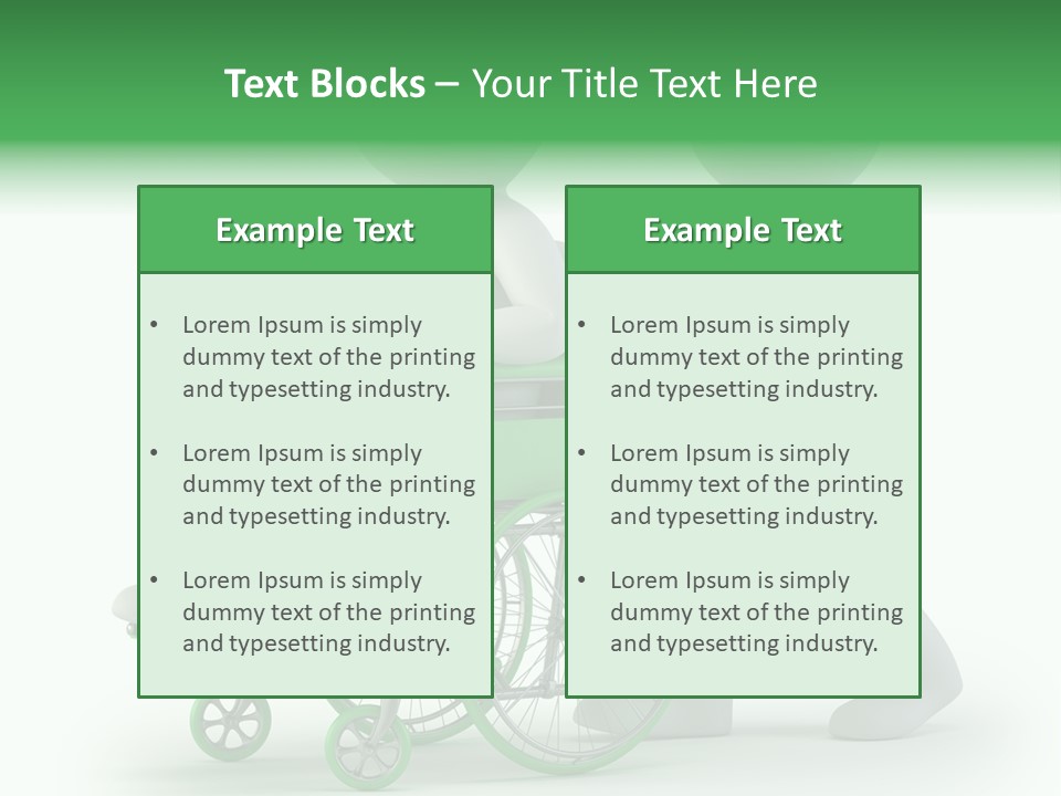 Health Icon Armchair PowerPoint Template