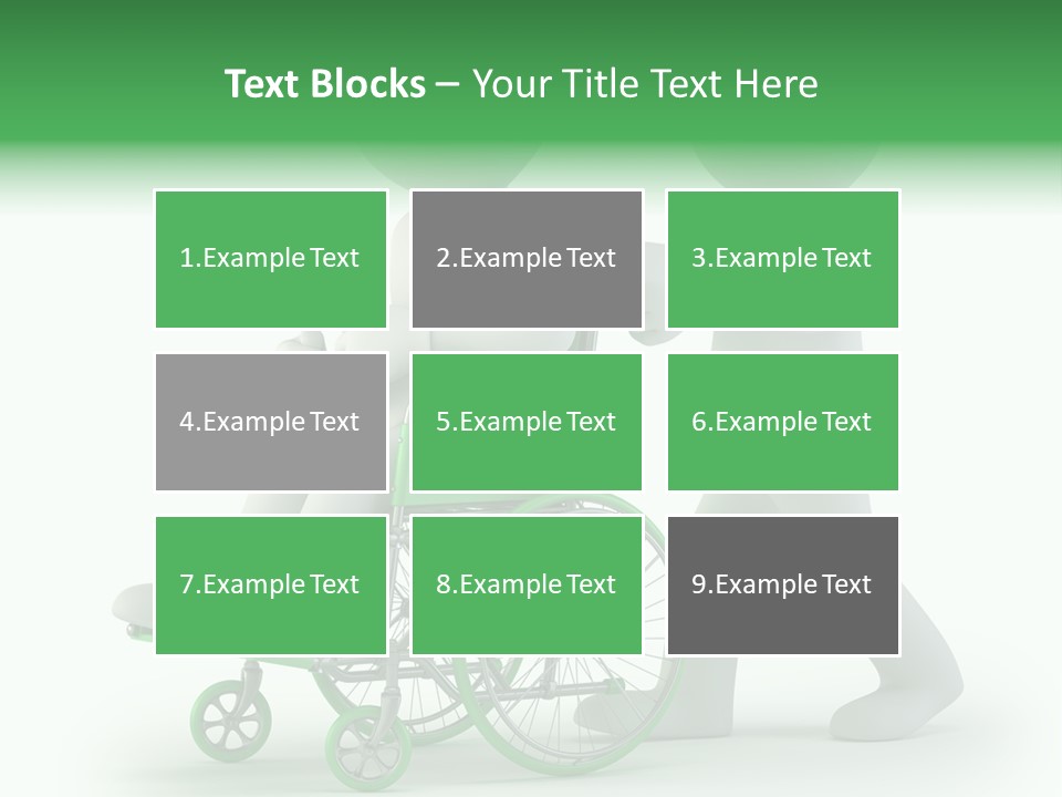 Health Icon Armchair PowerPoint Template
