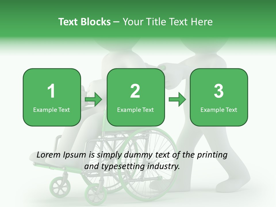 Health Icon Armchair PowerPoint Template
