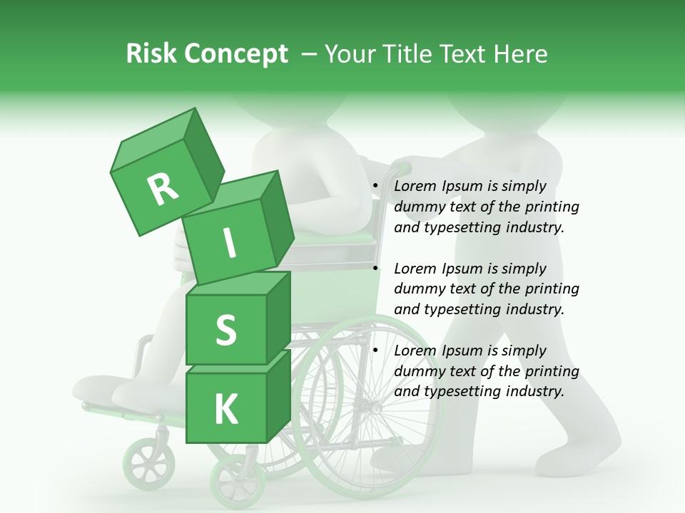 Health Icon Armchair PowerPoint Template