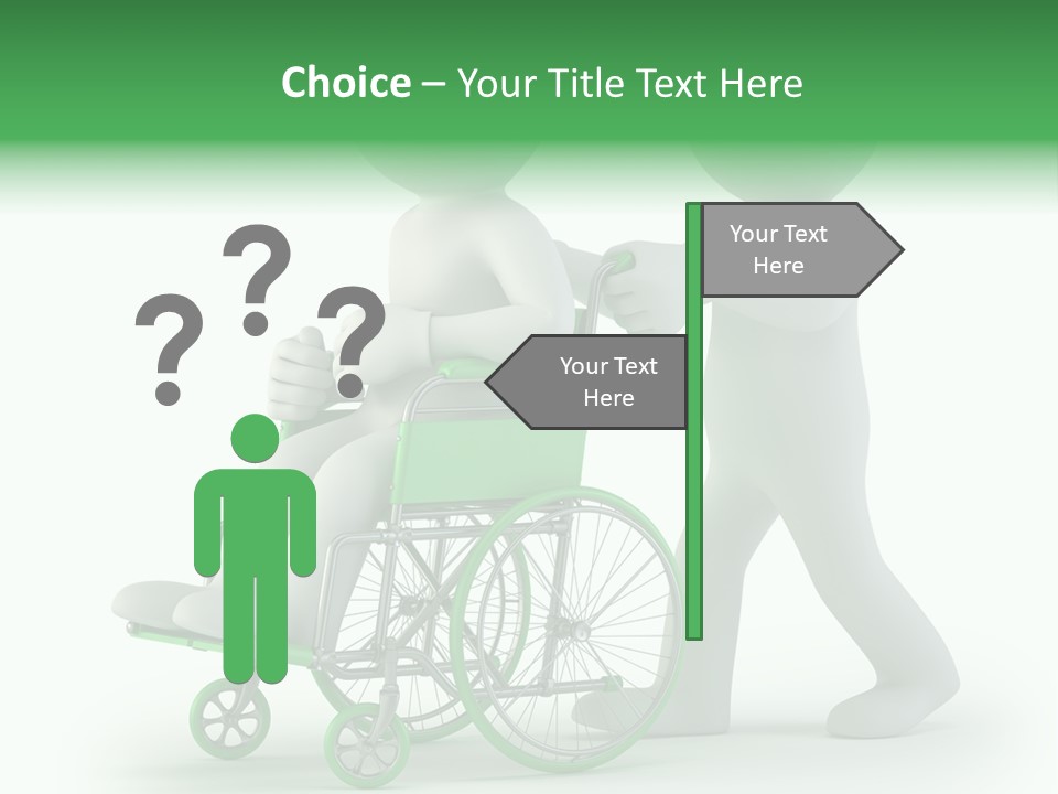 Health Icon Armchair PowerPoint Template