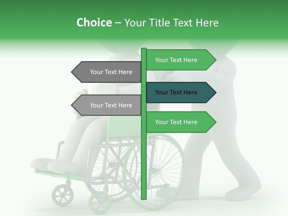 Health Icon Armchair PowerPoint Template