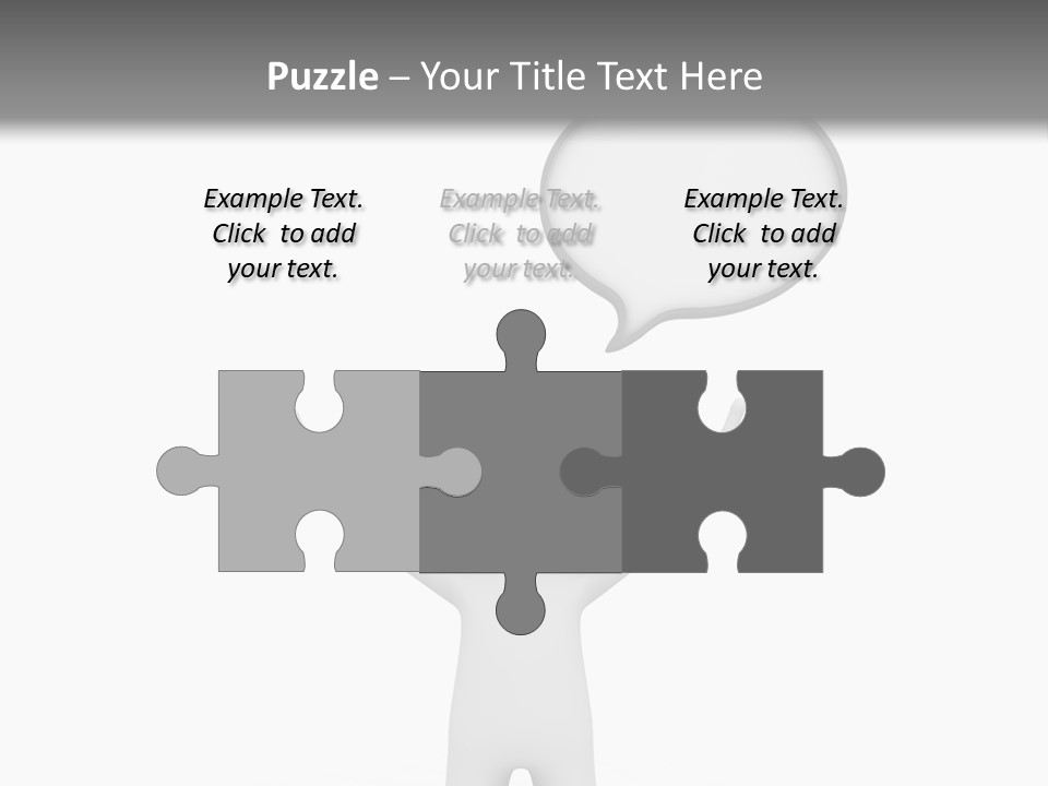 Gladness Glad Portrait PowerPoint Template