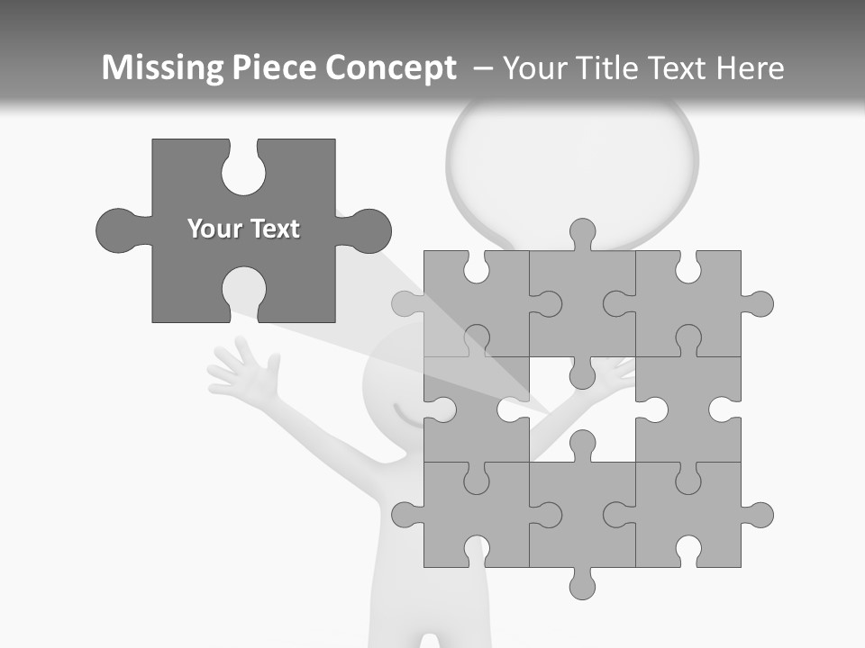 Gladness Glad Portrait PowerPoint Template