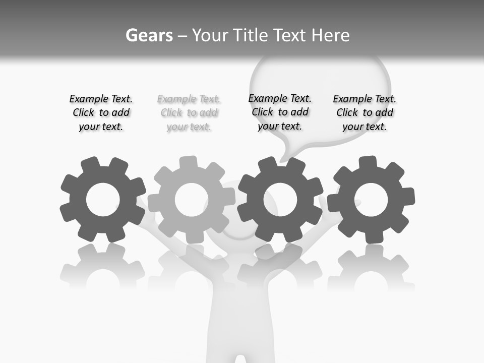 Gladness Glad Portrait PowerPoint Template