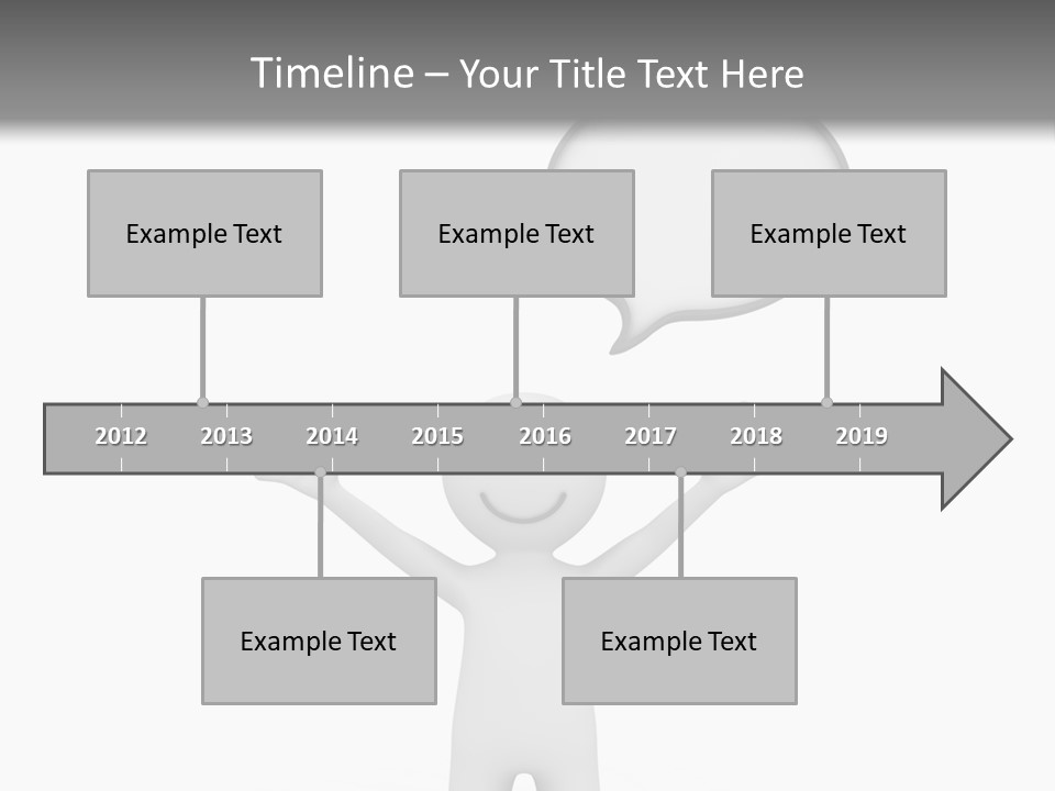 Gladness Glad Portrait PowerPoint Template