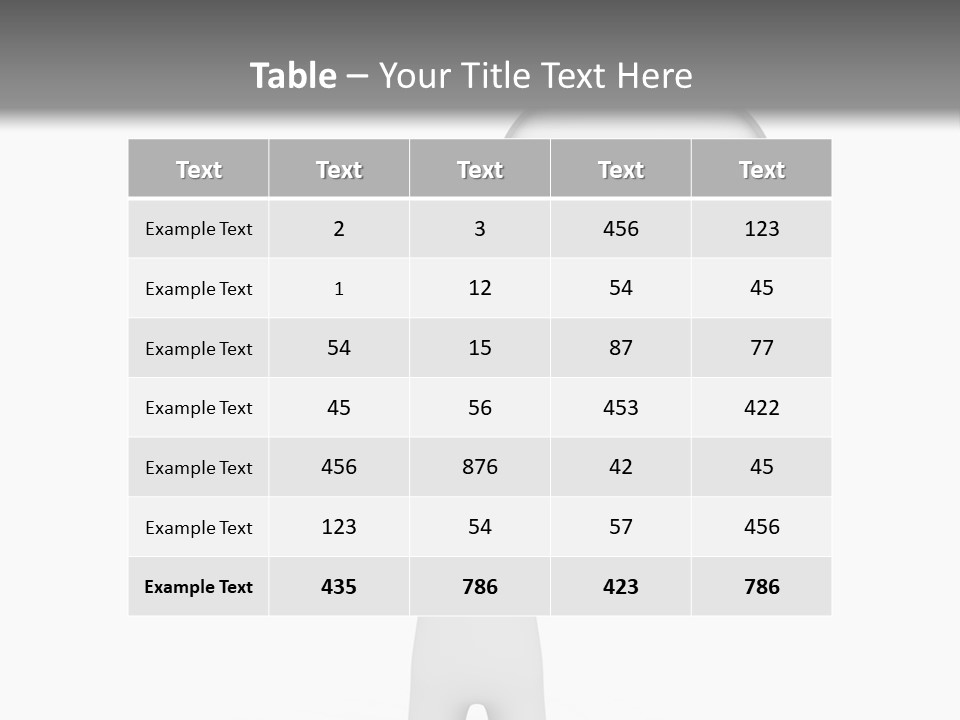 Gladness Glad Portrait PowerPoint Template