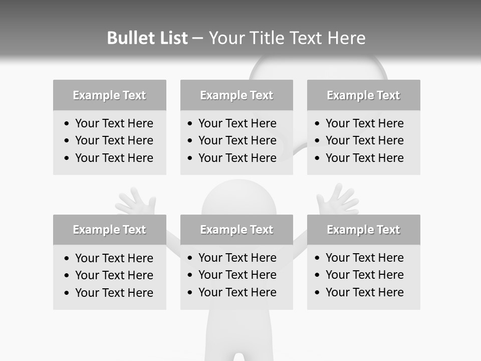 Gladness Glad Portrait PowerPoint Template