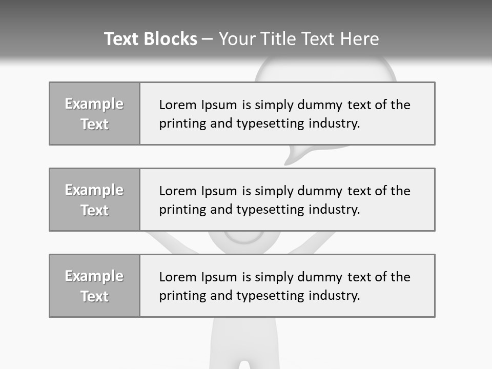 Gladness Glad Portrait PowerPoint Template