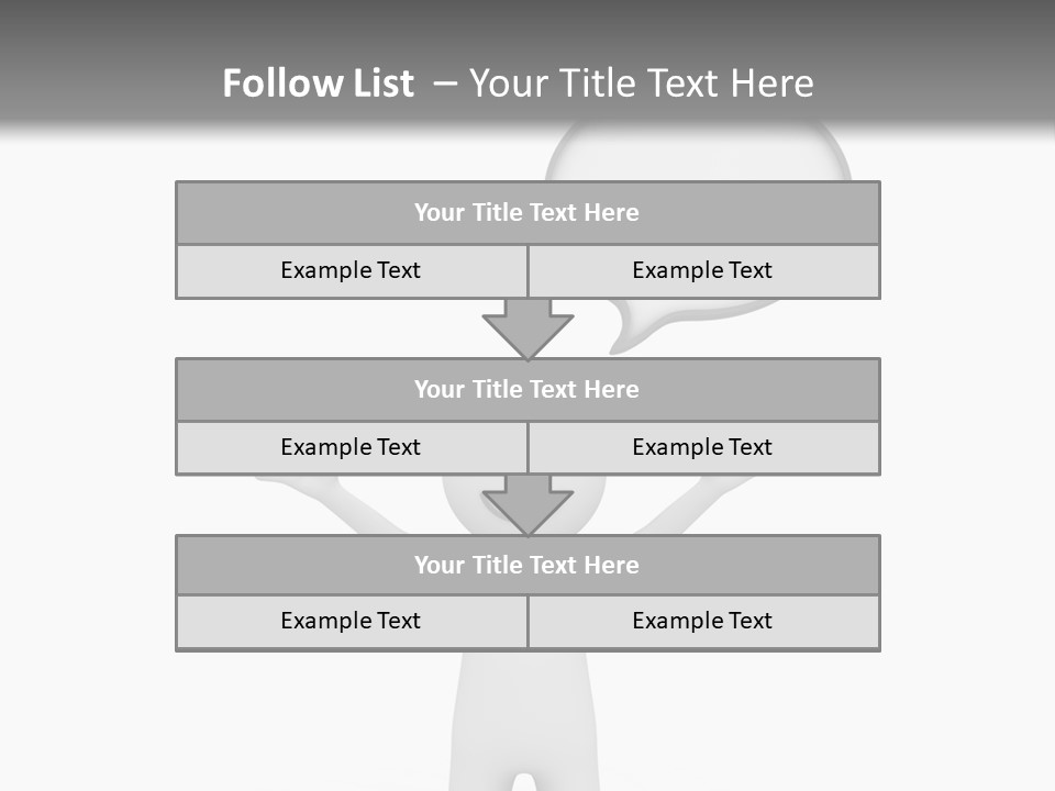 Gladness Glad Portrait PowerPoint Template