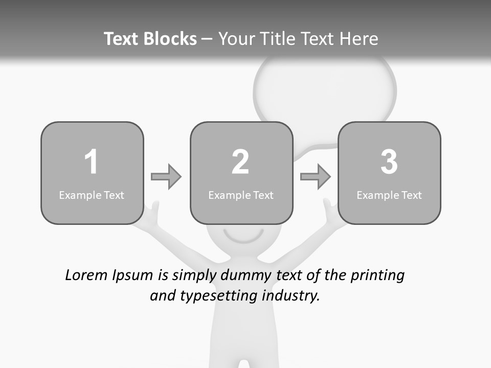 Gladness Glad Portrait PowerPoint Template