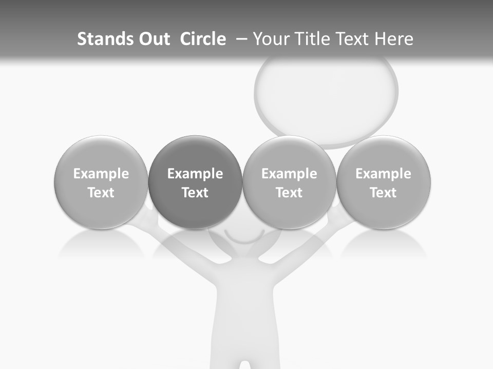 Gladness Glad Portrait PowerPoint Template