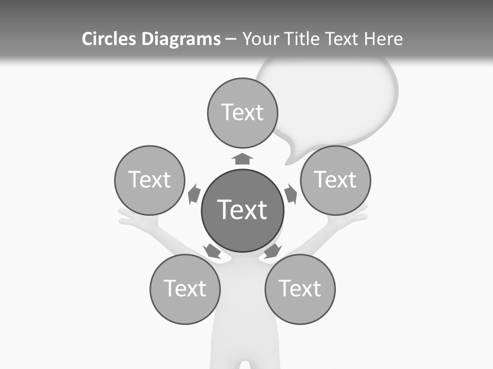 Gladness Glad Portrait PowerPoint Template