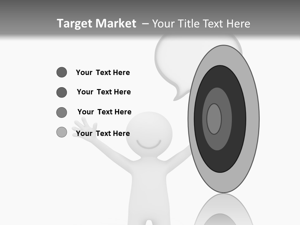 Gladness Glad Portrait PowerPoint Template