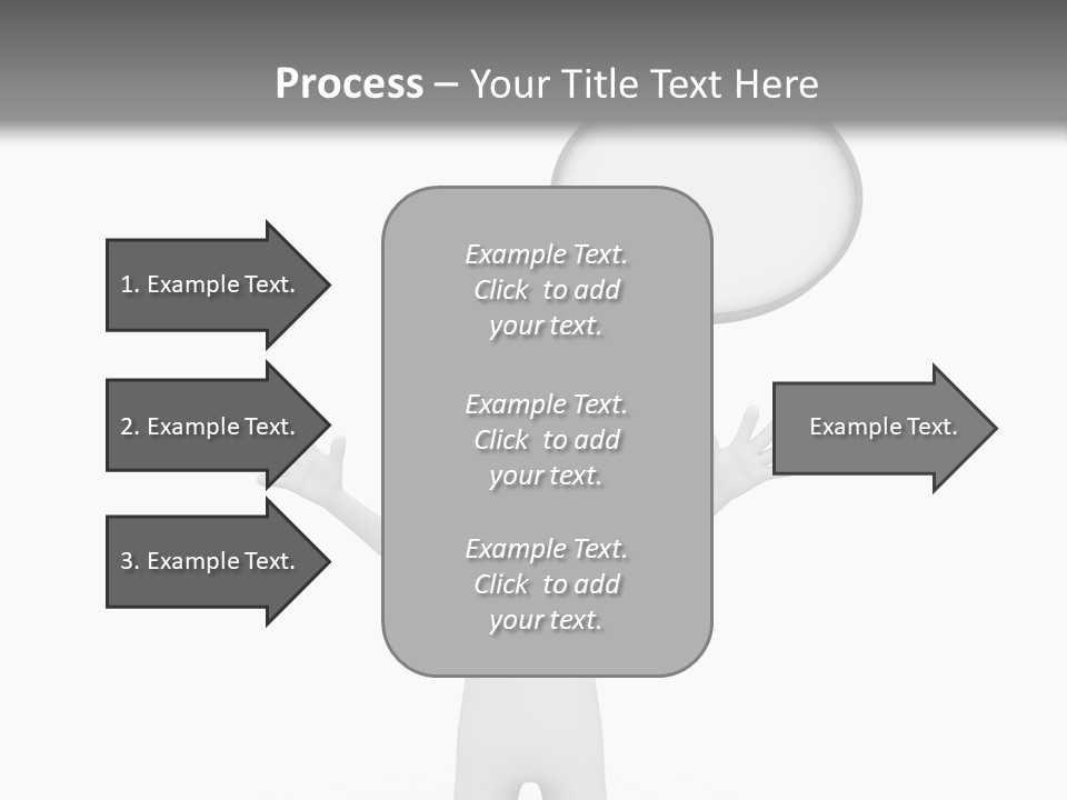 Gladness Glad Portrait PowerPoint Template