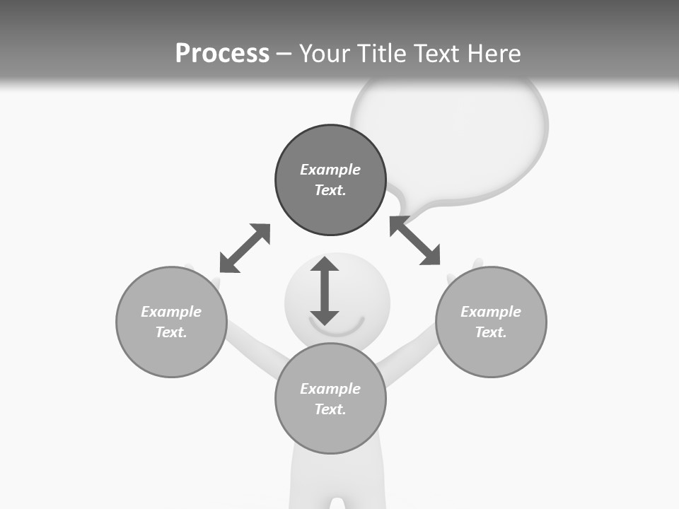 Gladness Glad Portrait PowerPoint Template