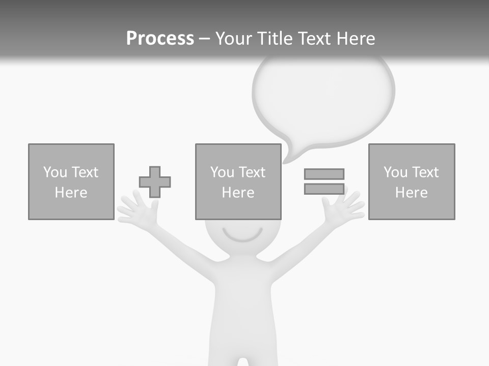 Gladness Glad Portrait PowerPoint Template
