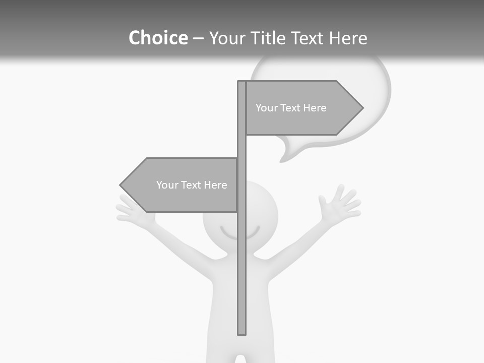 Gladness Glad Portrait PowerPoint Template