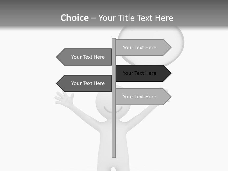 Gladness Glad Portrait PowerPoint Template