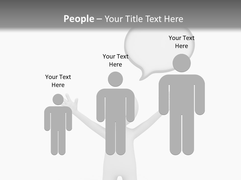 Gladness Glad Portrait PowerPoint Template