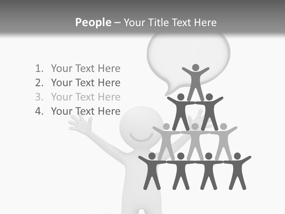 Gladness Glad Portrait PowerPoint Template