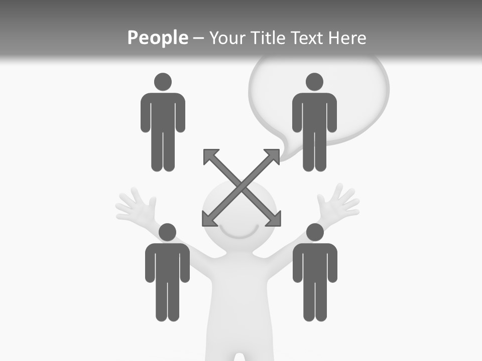 Gladness Glad Portrait PowerPoint Template