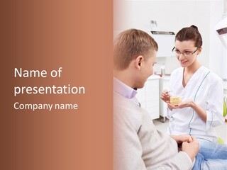 Caucasian Healthy Hygiene PowerPoint Template