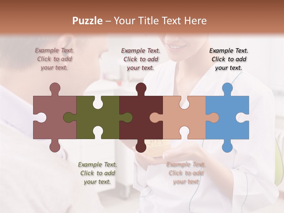 Caucasian Healthy Hygiene PowerPoint Template