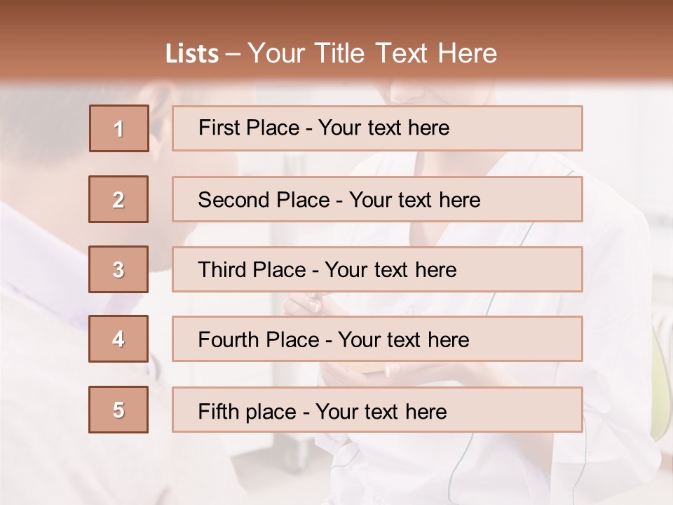 Caucasian Healthy Hygiene PowerPoint Template