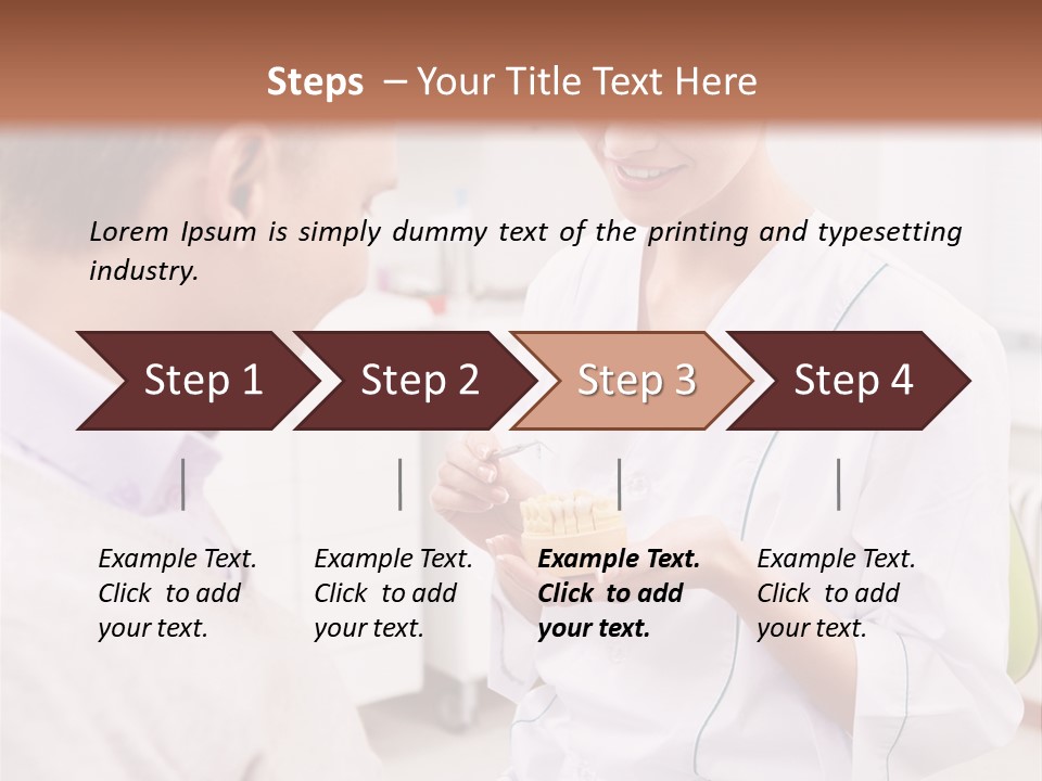 Caucasian Healthy Hygiene PowerPoint Template