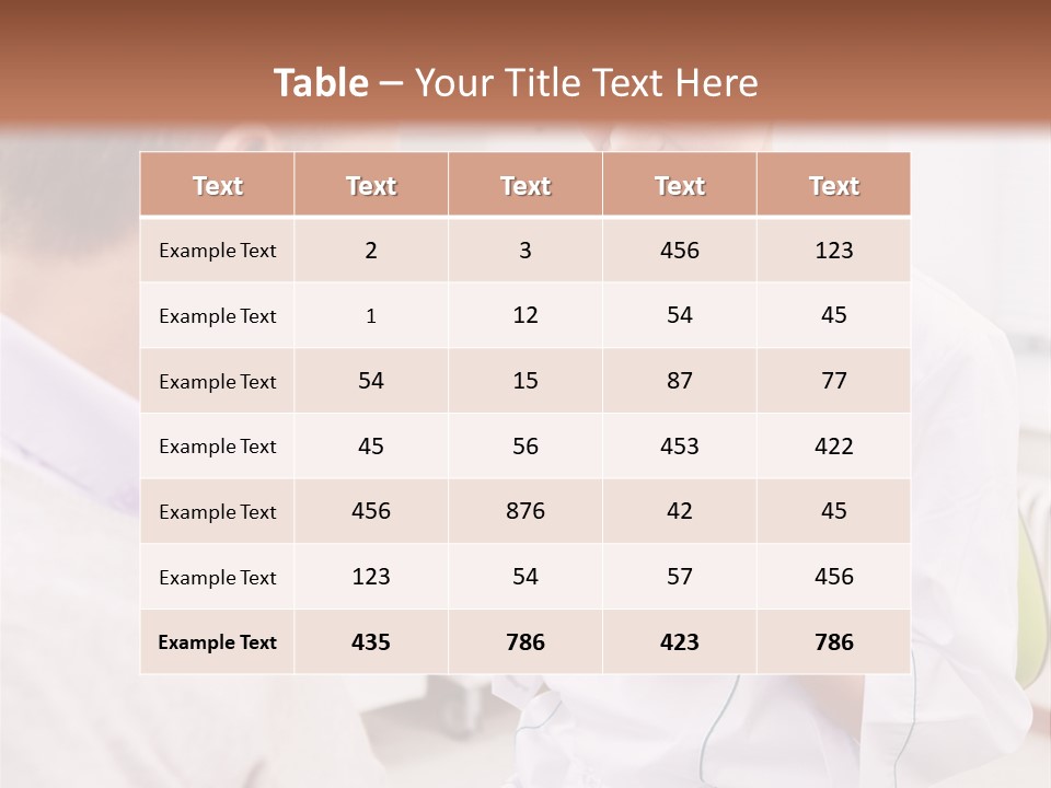 Caucasian Healthy Hygiene PowerPoint Template