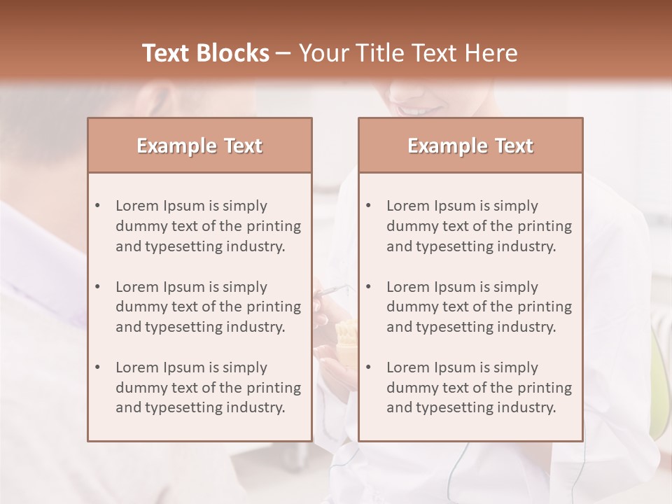 Caucasian Healthy Hygiene PowerPoint Template