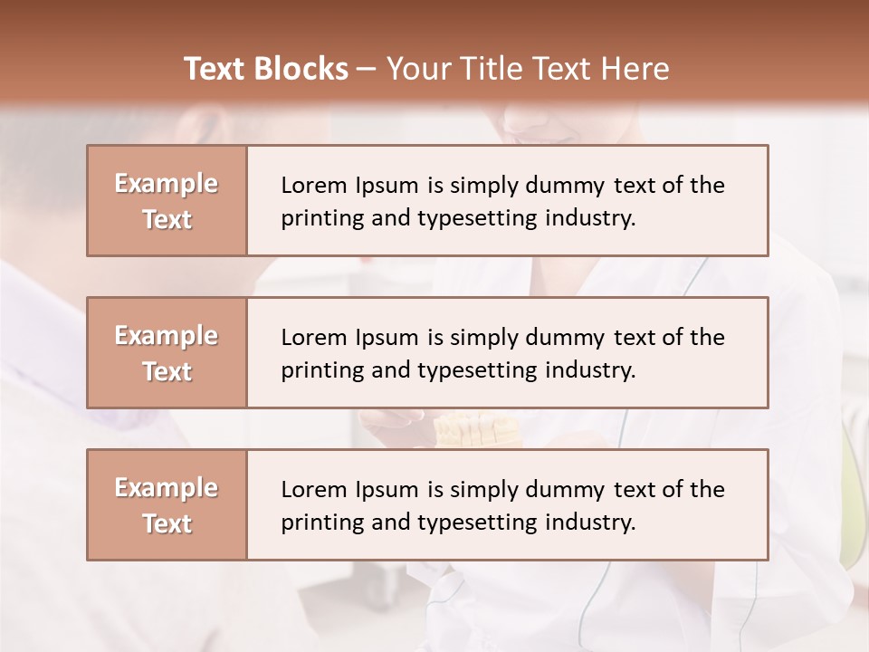 Caucasian Healthy Hygiene PowerPoint Template