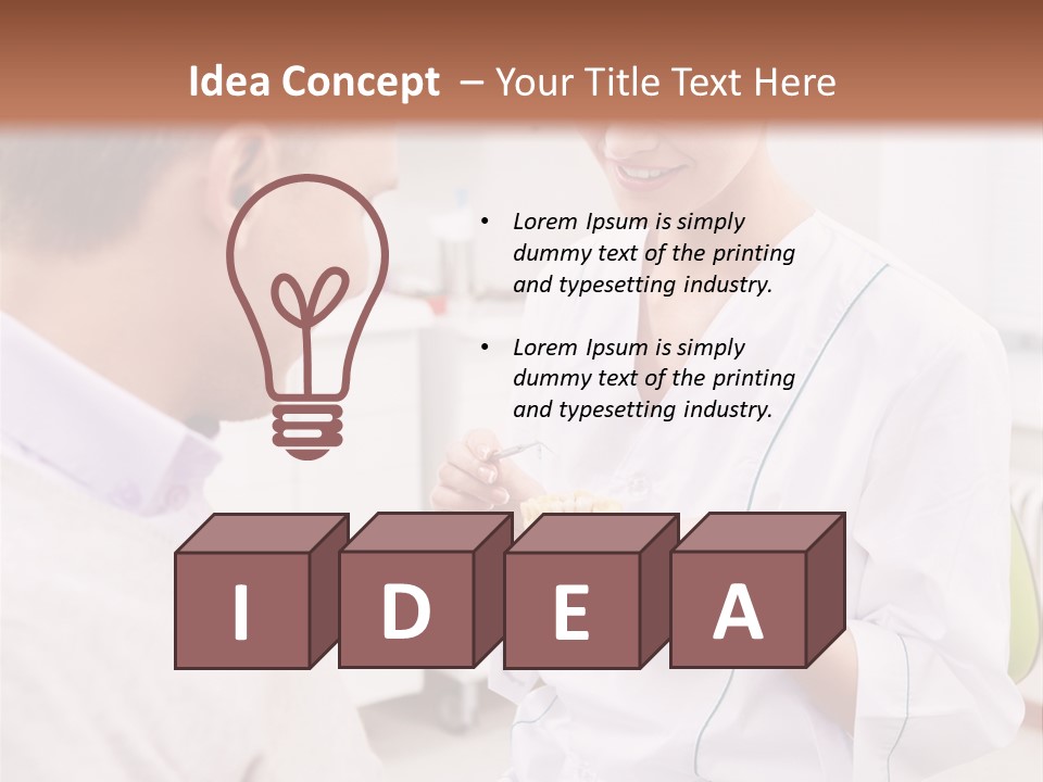 Caucasian Healthy Hygiene PowerPoint Template