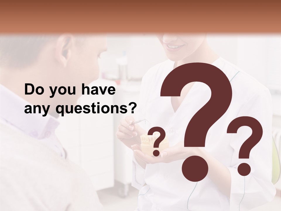 Caucasian Healthy Hygiene PowerPoint Template