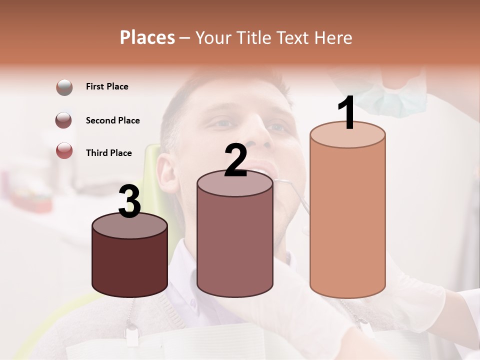 A Man Getting His Teeth Checked By A Dentist PowerPoint Template