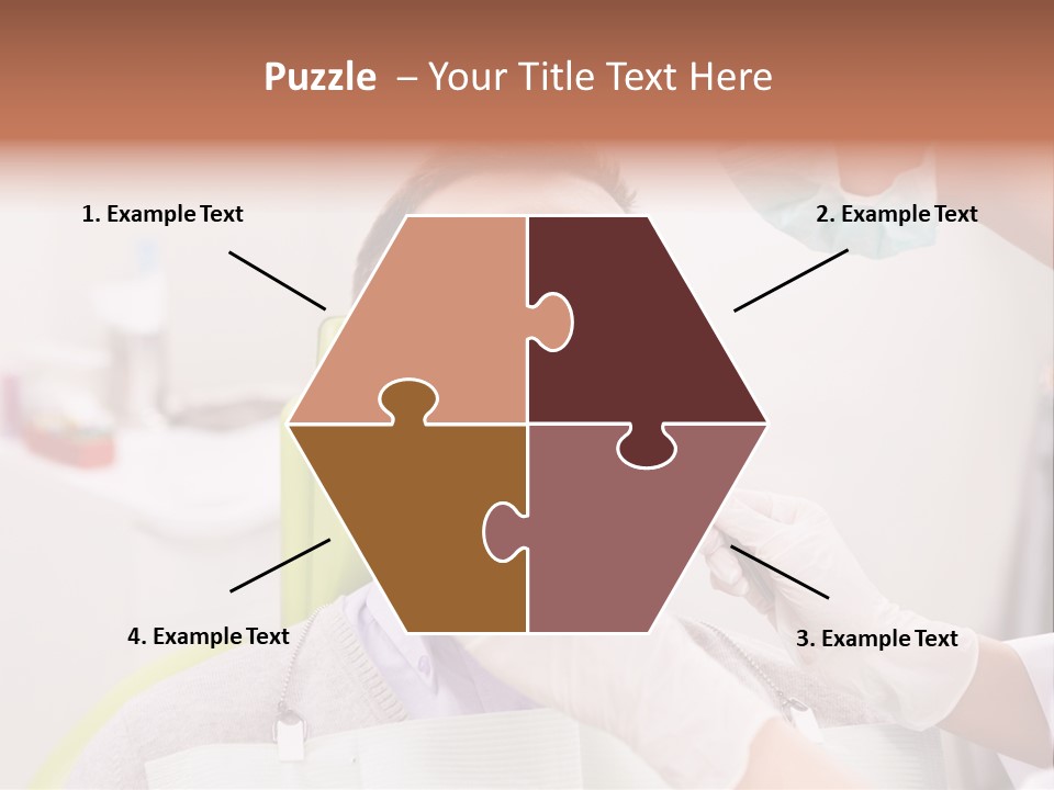 A Man Getting His Teeth Checked By A Dentist PowerPoint Template