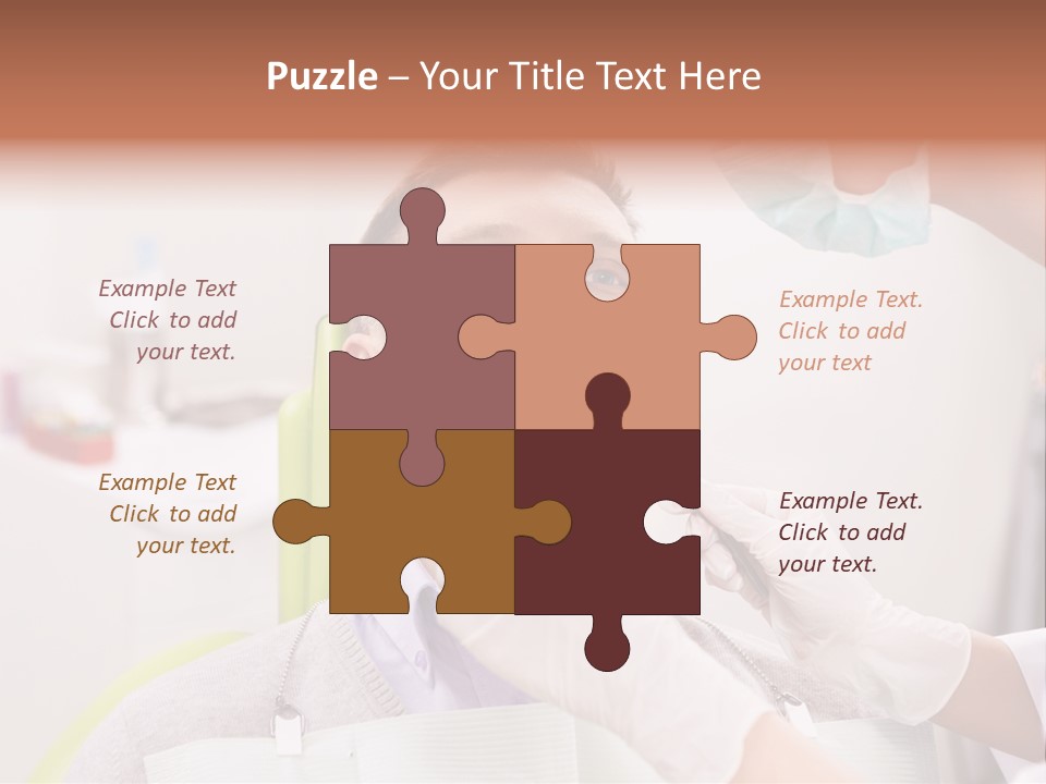 A Man Getting His Teeth Checked By A Dentist PowerPoint Template
