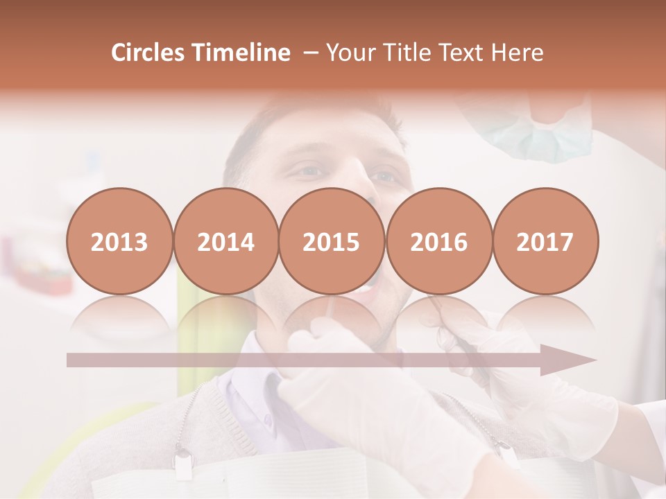 A Man Getting His Teeth Checked By A Dentist PowerPoint Template