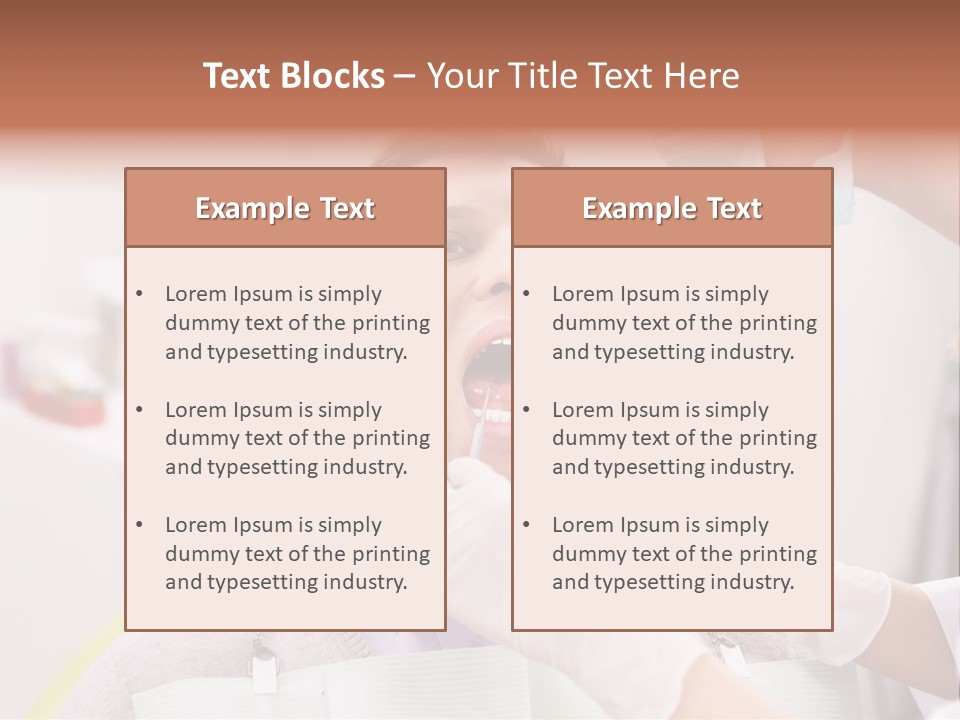 A Man Getting His Teeth Checked By A Dentist PowerPoint Template